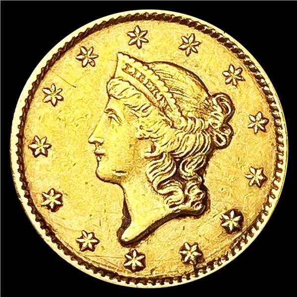 1852 Rare Gold Dollar NEARLY UNCIRCULATED