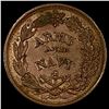 Image 2 : 1863 Civil War Army & Navy Token CLOSELY UNCIRCULA