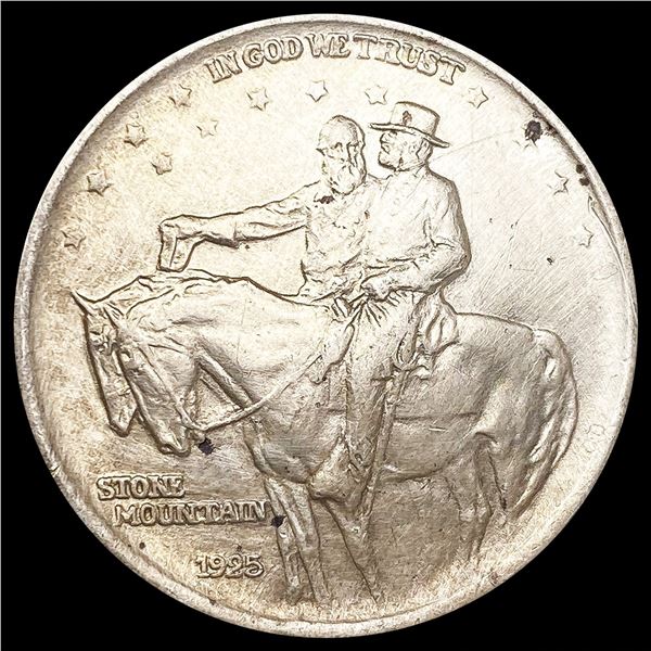 1925 Stone Mountain Half Dollar CLOSELY UNCIRCULAT