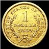 Image 2 : 1849-O Rare Gold Dollar HIGH GRADE