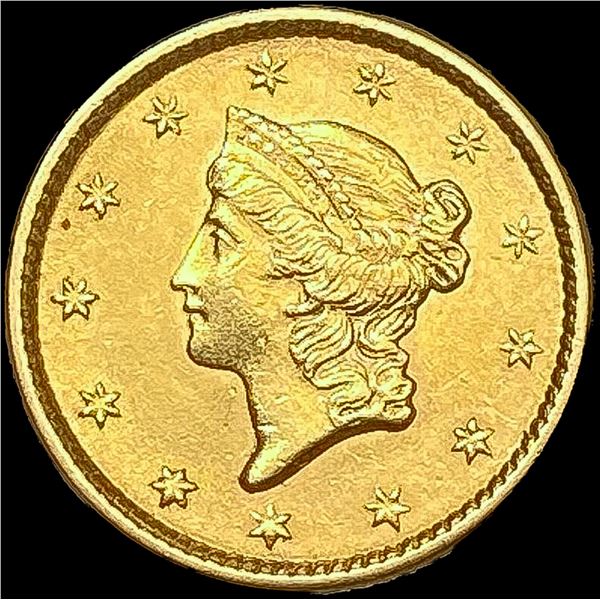 1851 Rare Gold Dollar CHOICE BU