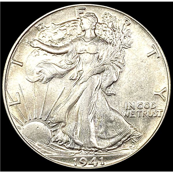 1941-S Walking Liberty Half Dollar CLOSELY UNCIRCU