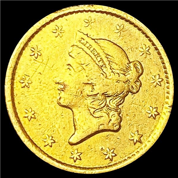 1853-O Rare Gold Dollar LIGHTLY CIRCULATED