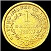 Image 2 : 1853-O Rare Gold Dollar LIGHTLY CIRCULATED