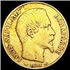 Image 1 : 1852-A France .1867oz Gold 20 Francs CLOSELY UNCIR