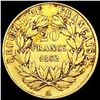 Image 2 : 1852-A France .1867oz Gold 20 Francs CLOSELY UNCIR
