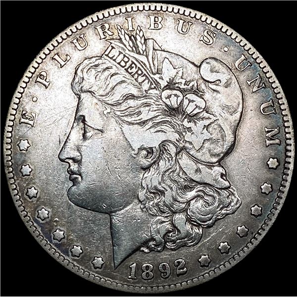1892-S Morgan Silver Dollar LIGHTLY CIRCULATED