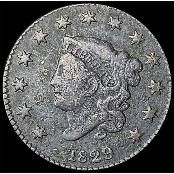 1829 Coronet Head Large Cent LIGHTLY CIRCULATED