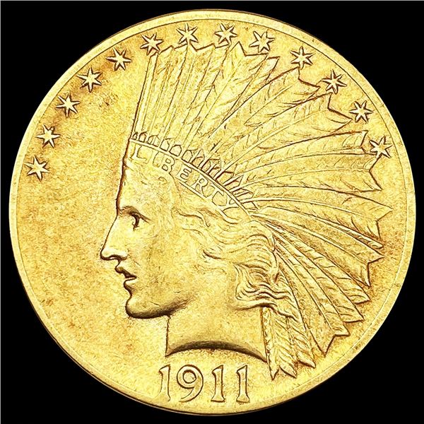 1911 $10 Gold Eagle LIGHTLY CIRCULATED