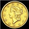 Image 1 : 1851 Rare Gold Dollar NEARLY UNCIRCULATED