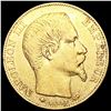Image 1 : 1858 France .1867oz Gold 20 Francs CHOICE BU