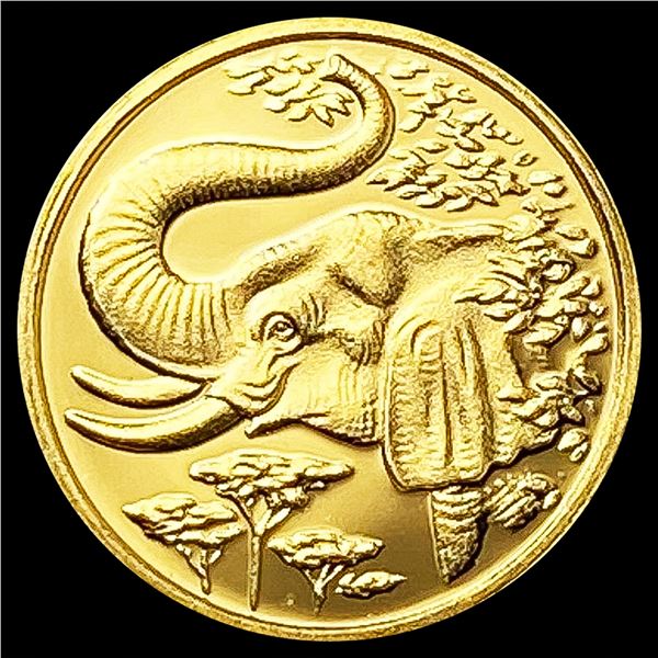 2005 Somalia 1/50oz Gold Elephant 200 Shillings GE