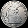 Image 1 : 1869 Seated Liberty Half Dollar NICELY CIRCULATED