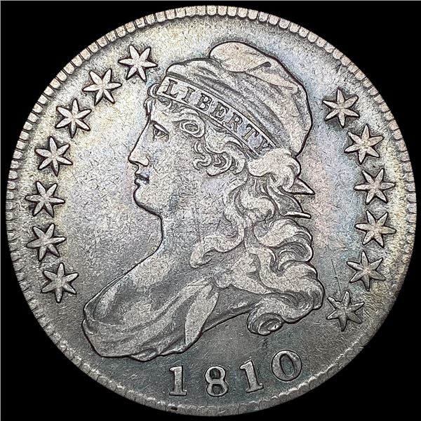 1810 Capped Bust Half Dollar NICELY CIRCULATED