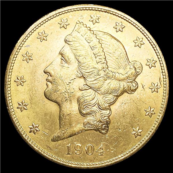 1904 $20 Gold Double Eagle UNCIRCULATED
