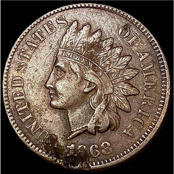 1868 Indian Head Cent CLOSELY UNCIRCULATED