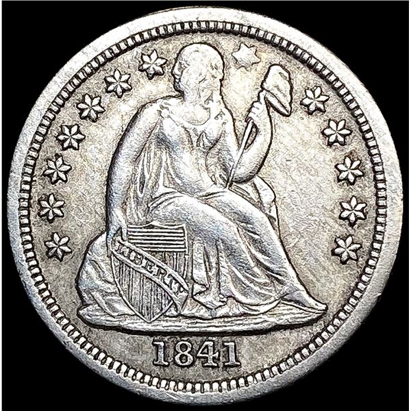 1841-O Seated Liberty Dime CLOSELY UNCIRCULATED