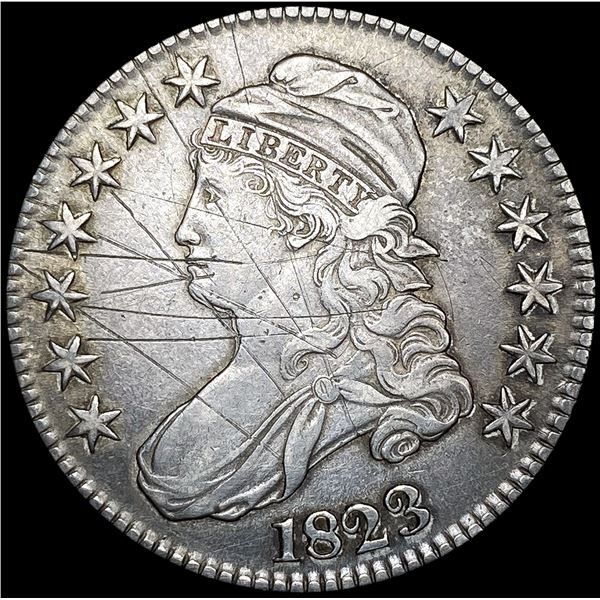 1823 Capped Bust Half Dollar HIGH GRADE