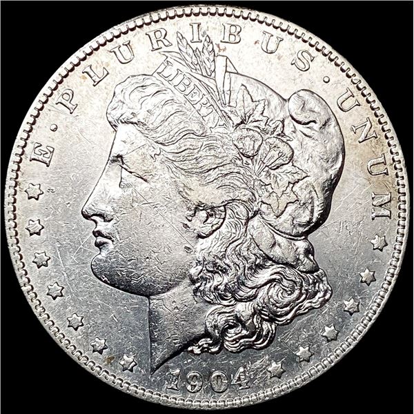 1904-S Morgan Silver Dollar CLOSELY UNCIRCULATED