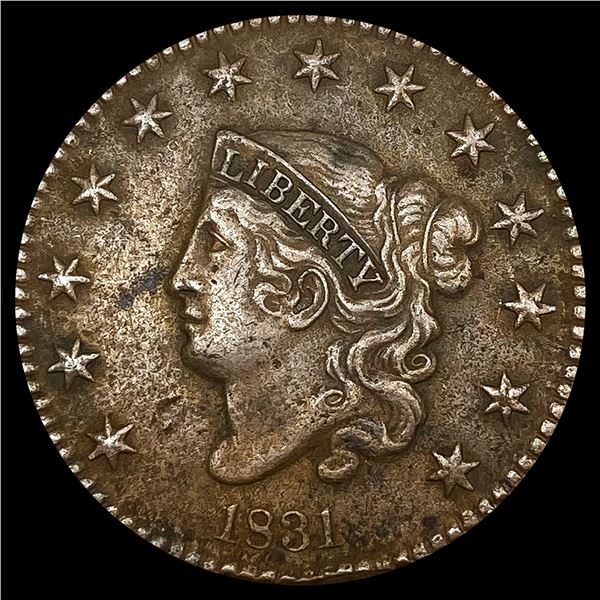 1831 Coronet Head Large Cent CLOSELY UNCIRCULATED