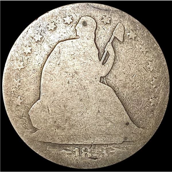 1873 Arws Seated Liberty Half Dollar NICELY CIRCUL