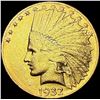 Image 1 : 1932 $10 Gold Eagle LIGHTLY CIRCULATED