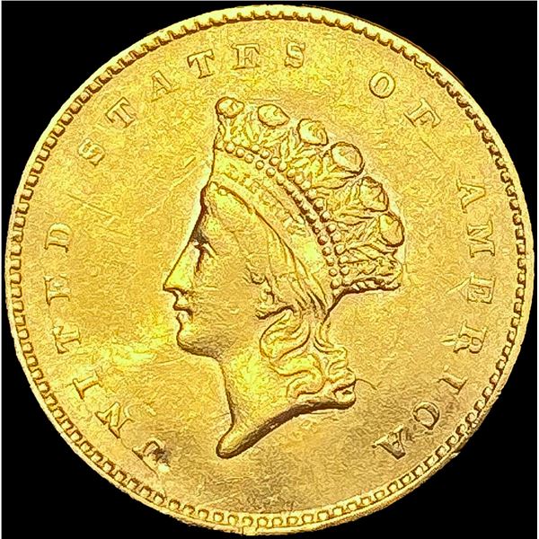 1855 Rare Gold Dollar UNCIRCULATED