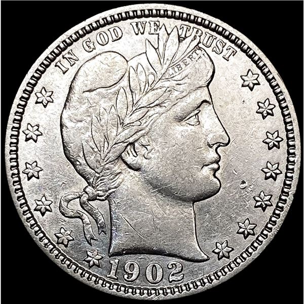 1902-O Barber Quarter CLOSELY UNCIRCULATED