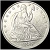 Image 1 : 1857 Seated Liberty Half Dollar CLOSELY UNCIRCULAT