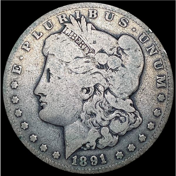 1891-CC Morgan Silver Dollar NICELY CIRCULATED