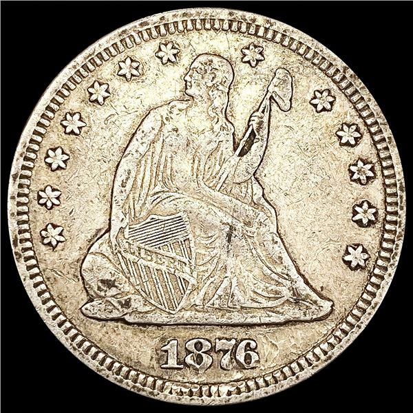 1876 Seated Liberty Quarter LIGHTLY CIRCULATED