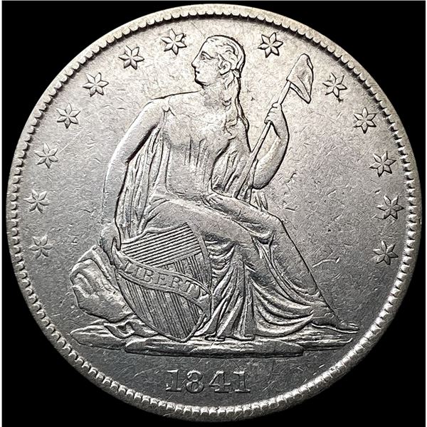 1841-O Seated Liberty Half Dollar CLOSELY UNCIRCUL