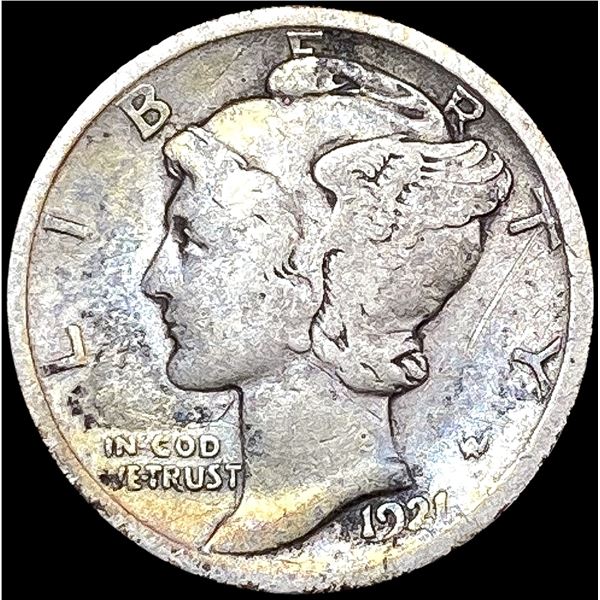1921 Mercury Dime LIGHTLY CIRCULATED