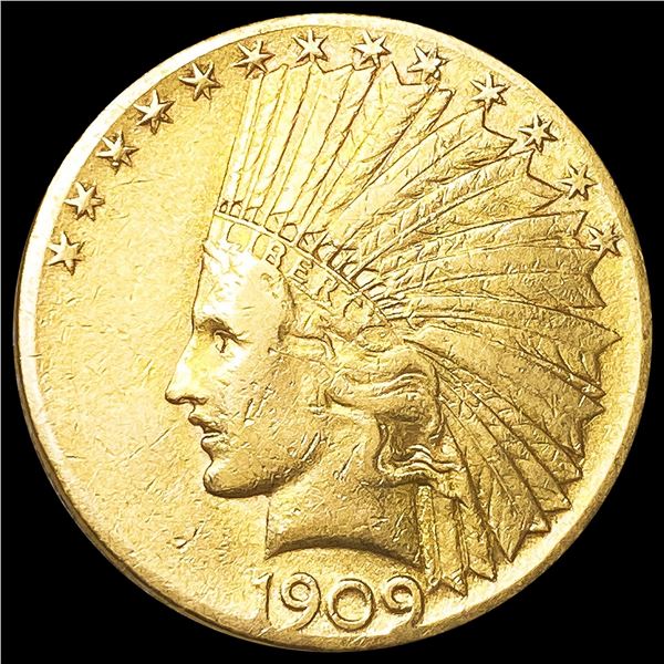 1909-S $10 Gold Eagle CLOSELY UNCIRCULATED