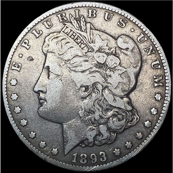 1893-CC Morgan Silver Dollar NICELY CIRCULATED