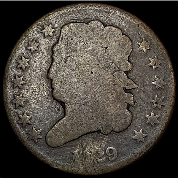 1829 Classic Head Half Cent NICELY CIRCULATED