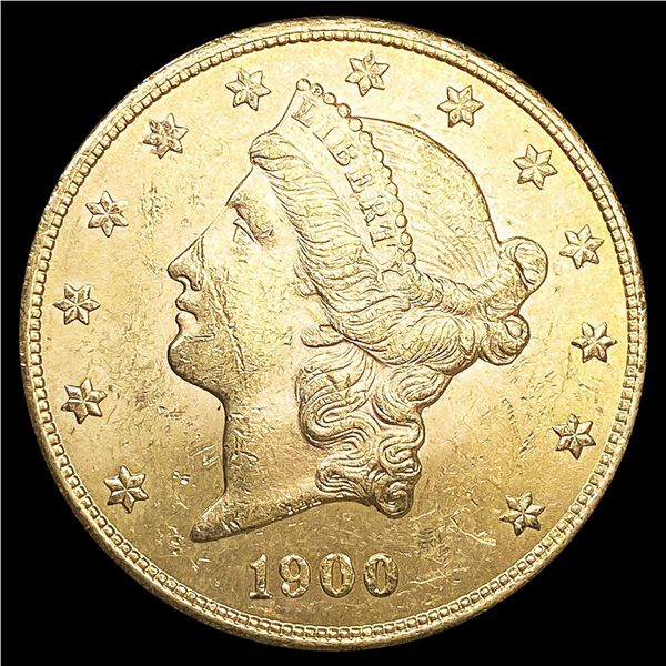 1900 $20 Gold Double Eagle UNCIRCULATED