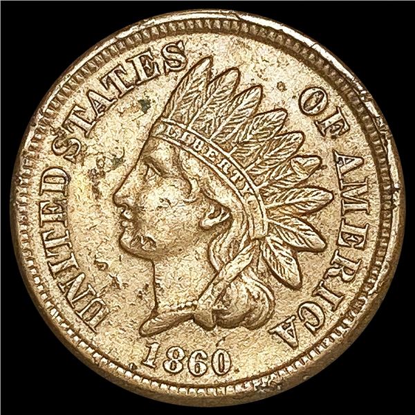 1860 Indian Head Cent CLOSELY UNCIRCULATED