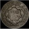 Image 2 : 1827 Coronet Head Large Cent LIGHTLY CIRCULATED