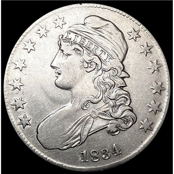 1834 Capped Bust Half Dollar CLOSELY UNCIRCULATED