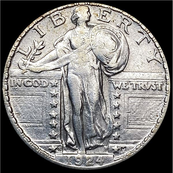 1924-S Standing Liberty Quarter CLOSELY UNCIRCULAT