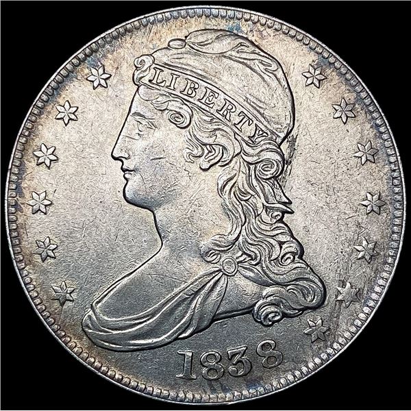 1838 Capped Bust Half Dollar CLOSELY UNCIRCULATED