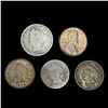Image 1 : [5] Varied US Coinage (1866, 1894, 1906, 1909, 193