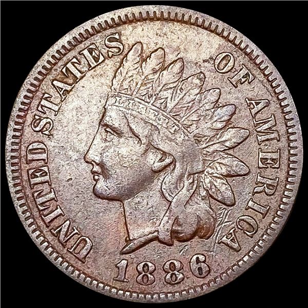 1886 Indian Head Cent NEARLY UNCIRCULATED