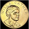 Image 1 : 1981 Willa Cathar 1/2oz Gold Medal GEM BU