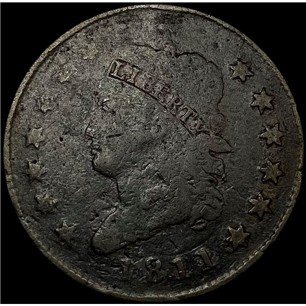 1811/0 Classic Head Large Cent NICELY CIRCULATED
