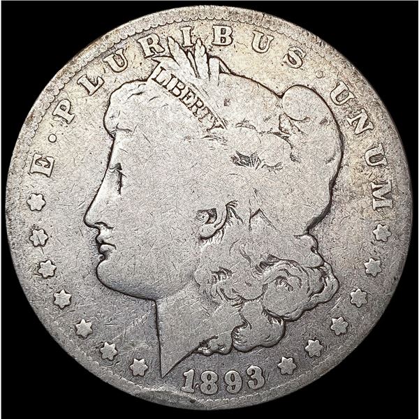 1893-CC Morgan Silver Dollar NICELY CIRCULATED