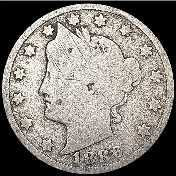 1886 Liberty Victory Nickel NICELY CIRCULATED