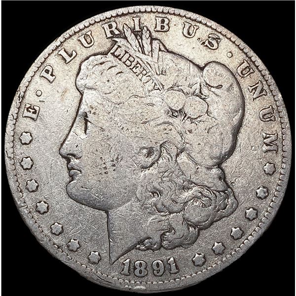 1891-CC Morgan Silver Dollar NICELY CIRCULATED