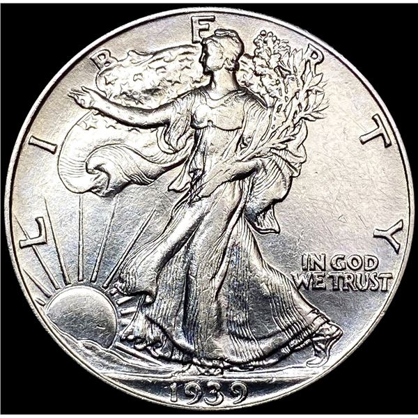 1939 Walking Liberty Half Dollar CLOSELY UNCIRCULA